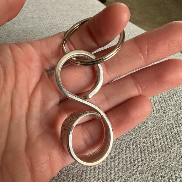 Infinity Silver Spoon Keychain - Picture 3 of 6